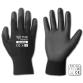 Rękawice ochronne PURE BLACK poliuretan, rozmiar 7