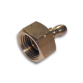 Złącze dwuczęściowe GW 21,8mm L / 9-10mm MOSIĄDZ