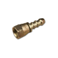 Złącze dwuczęściowe obrotowe GW 1/4" L / 9-10mm stal-żółty chrom